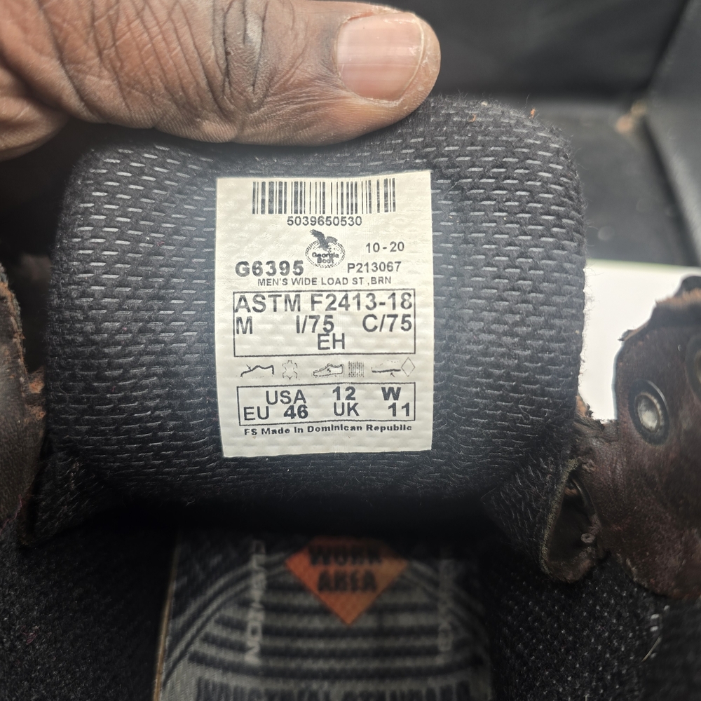 Georgia Boot‎ Dark Brown Steel Toe Boots - Picture 6 of 7